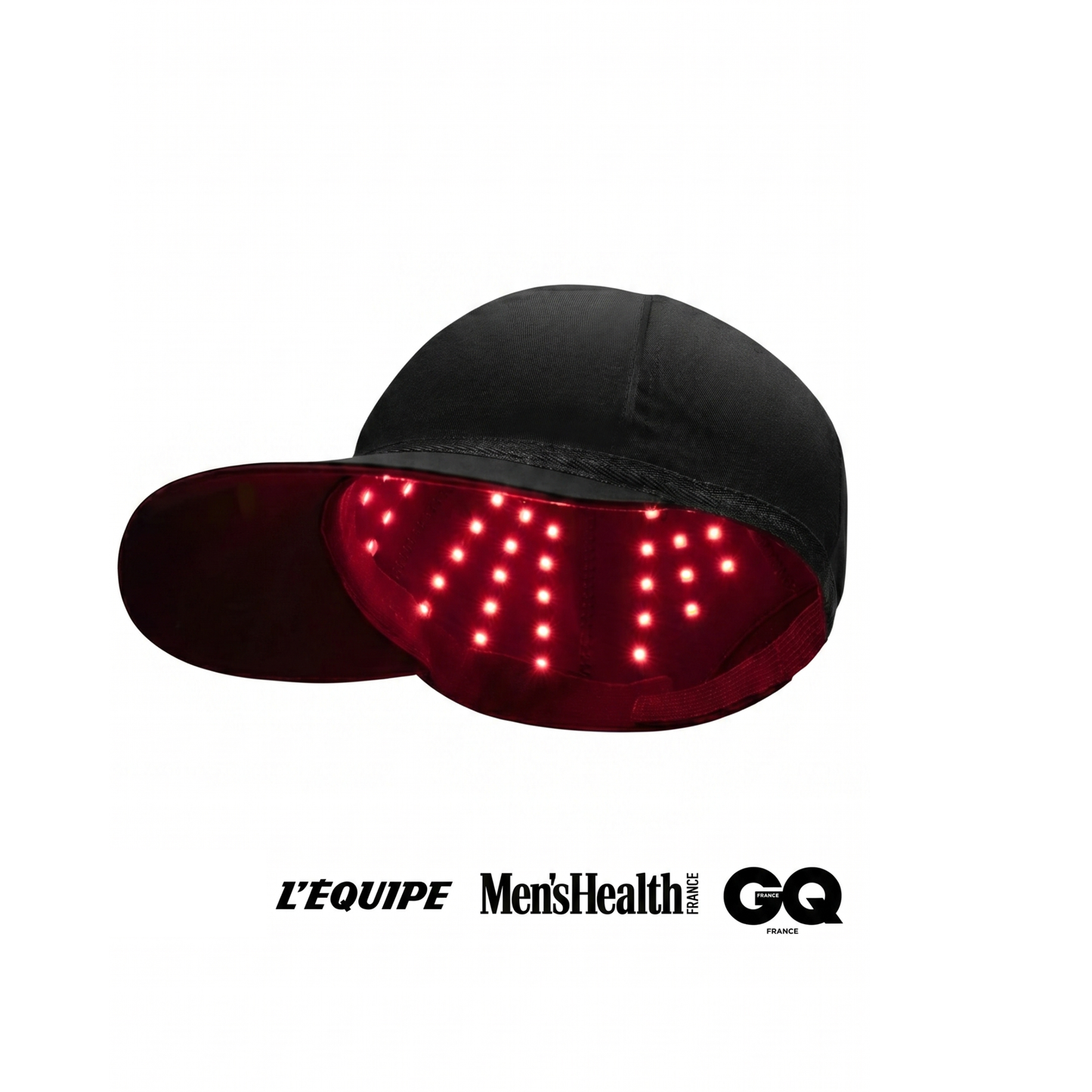 Casquette de thérapie par lumière rouge pour la repousse des cheveux